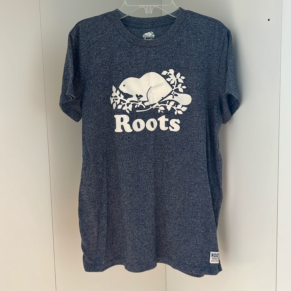 Roots Navy Blue Short Sleeve Tee